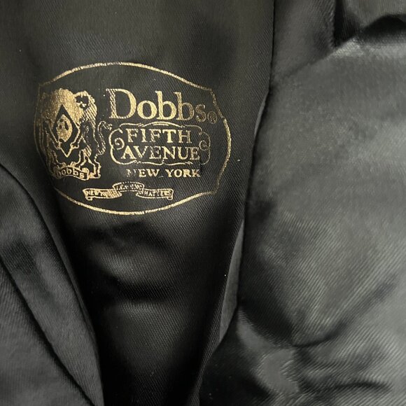 Dobbs Fifth Avenue 100% Wool Hat Vintage, Gray, Size 7 1/8, Great Look! - Picture 15 of 16